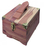 Shoe Polish and Accessories Box in Aromatic Cedar Wood