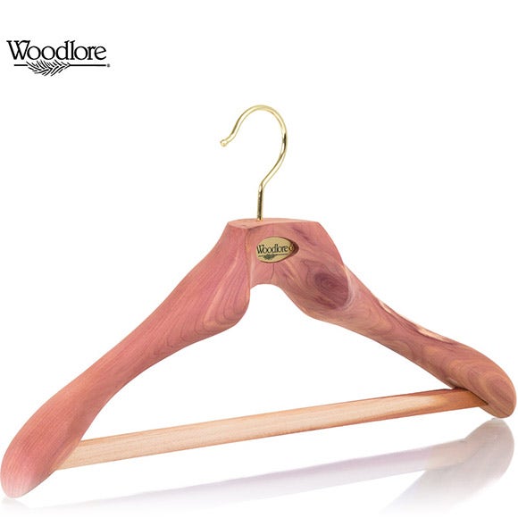 Woodlore Contoured Hanger - Fine Cedar Wood Clothes Hanger