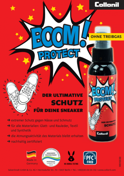 Collonil Boom Protect Spray Impermeabilizzante Protettivo per Sneakers