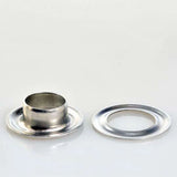 Occhielli in Ottone Argento 1000 Pezzi Varie Misure per Tende e Accessori