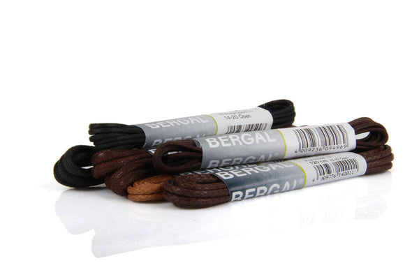 Shoe Laces Waxed Shiny Round Thin 2.5mm Various Colors 60cm - 75cm - 90cm