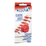 Lacci da Scarpe Elastici in Silicone Rossi - Shoeps Elastic Laces