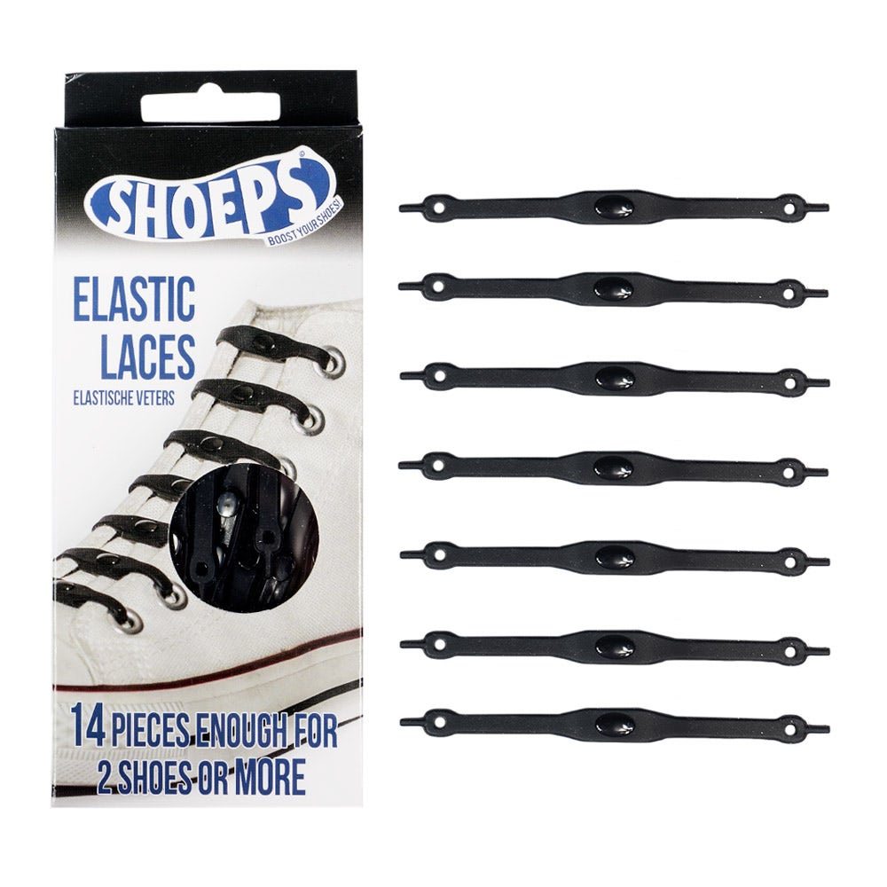 compra online lacci da scarpe stringhe elastiche in silicone neri