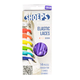 Lacci da Scarpe Elastici in Silicone Viola - Shoeps Elastic Laces