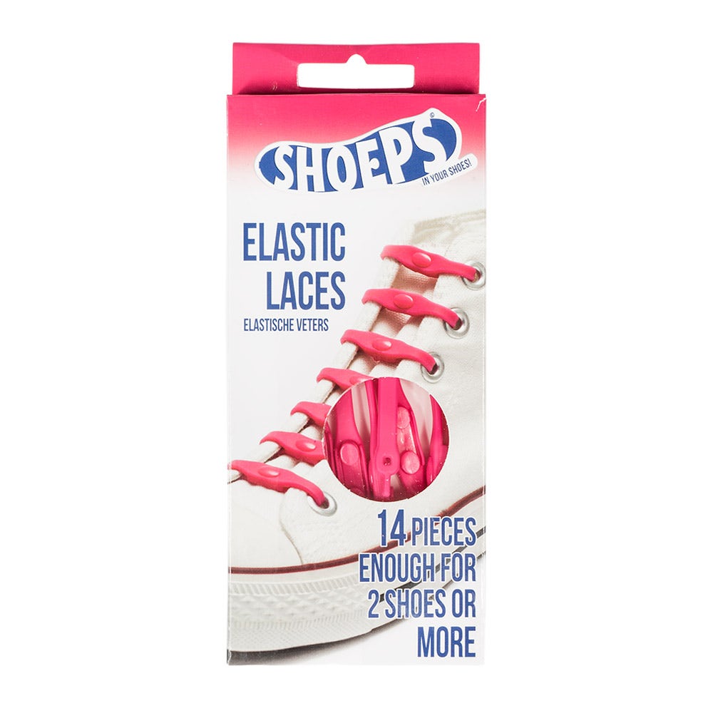 Lacci da Scarpe Elastici in Silicone Fuchsia - Mai più Scarpe Slacciate