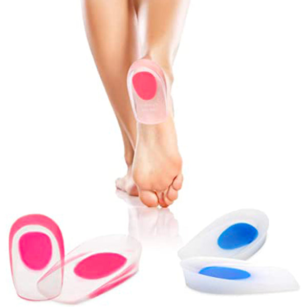 Soletta Alzatacco in Gel di Silicone per Curare e Prevenire Tallonite e dolore al Tallone
