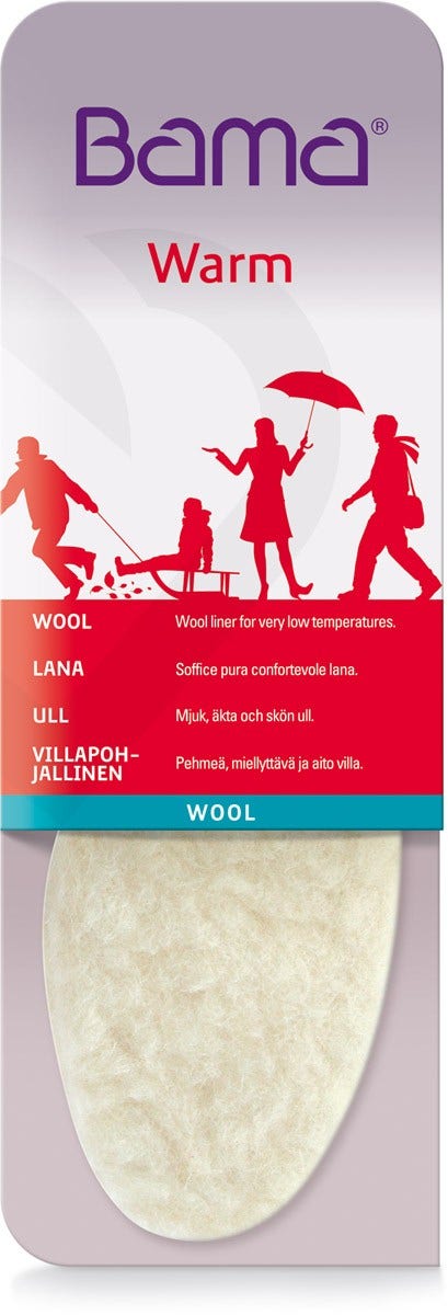 Solette da Scarpe in Lana per Piedi Caldi - Bama Wool