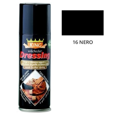 Tintura Spray Nero per Colorare Scarpe e Oggetti in Camoscio 200ml