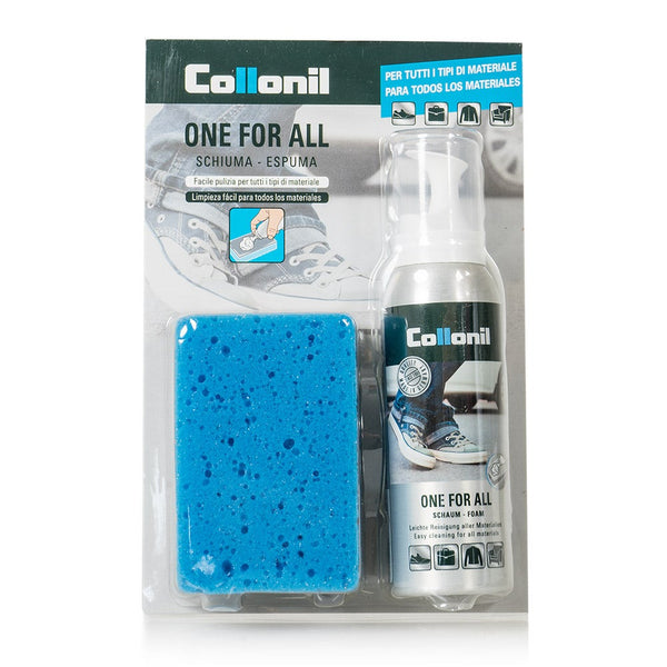 Set per pulire le Scarpe in Pelle Liscia Camoscio e Tessuto - Collonil One For All