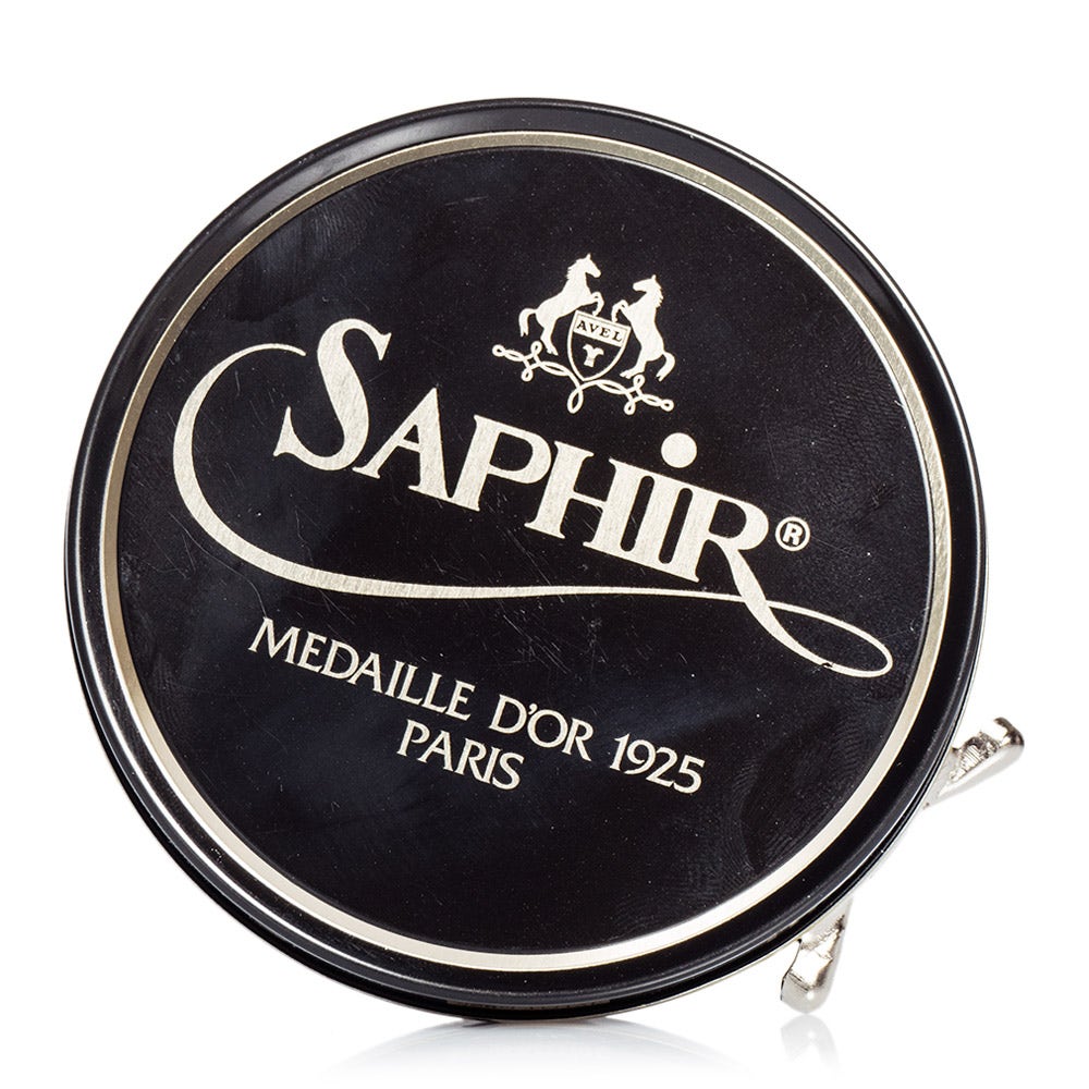 Cera per Lucidare Scarpe in Pelle Liscia - Saphir Medaille D'Or Pate de Luxe 100ml