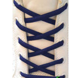 Lacci per Scarpe Blu Ovali 7mm - Stringhe in Cotone per Scarpa Sportiva
