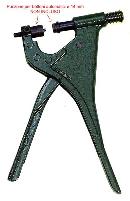 Pinza punzonatrice per occhielli in metallo da 165 mm con 50 occhielli Pinza punzonatrice per occhielli in metallo da 165 mm con 50 occhielli