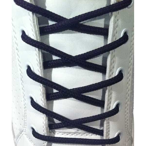 Lacci per Scarpe Blu scuro Tondi 4mm - Stringhe in Cotone per Scarpa