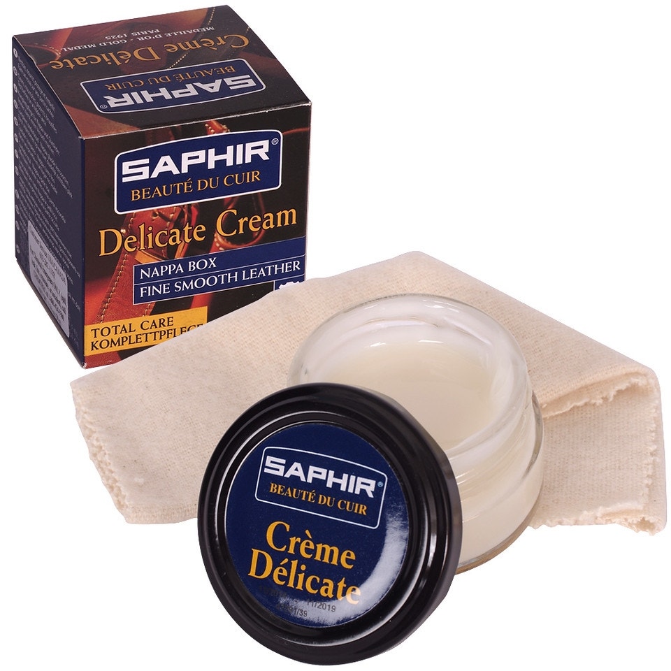 Crema per Pelli Delicate Rinnova Scarpe e Accessori in Pelle Nappa e Vitello - Saphir Creme Delicate