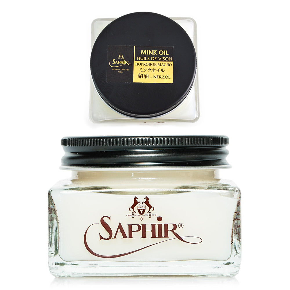 Crema Neutra Nutriente per Scarpe in Pelle secca - Saphir Medaille D'Or Mink Oil
