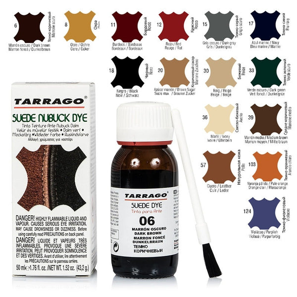 Suede Shoes and Accessories Dye - Tarragò Suede Nubuck Dye